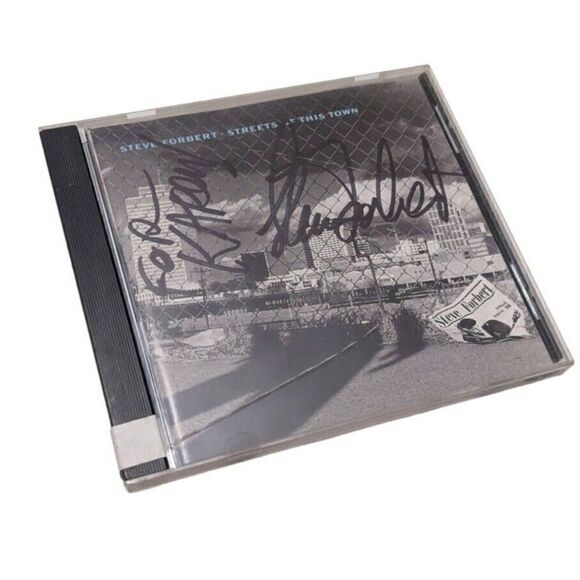 Streets‎ of This Town Audio CD By Steve Forbert Signed Autographed - Picture 1 of 3
